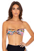 Luli Fama Moon Nights GOLD V RING BANDEAU TOP